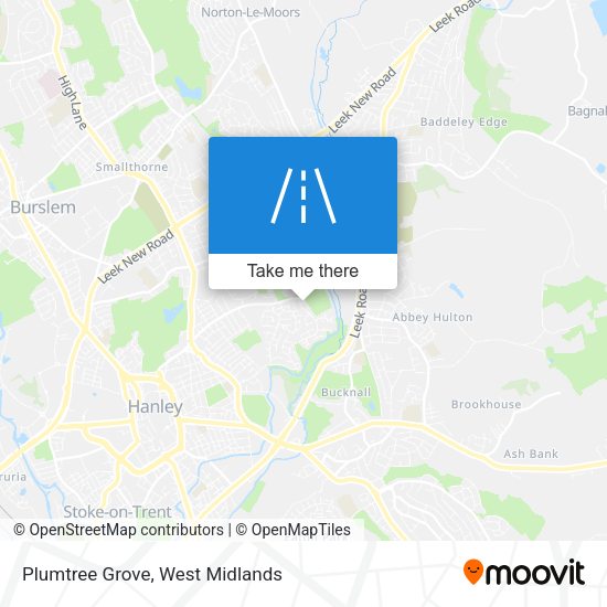 Plumtree Grove map