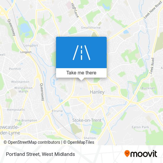 Portland Street map