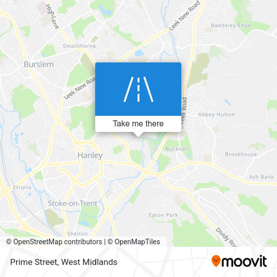 Prime Street map