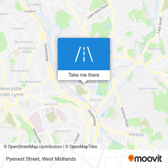 Pyenest Street map
