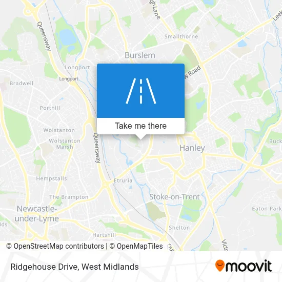 Ridgehouse Drive map