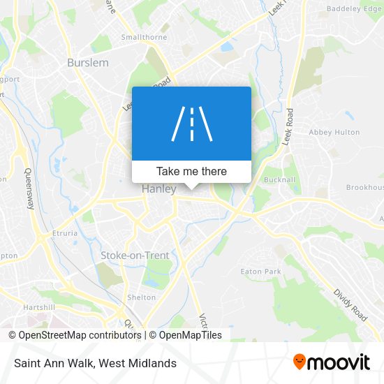 Saint Ann Walk map