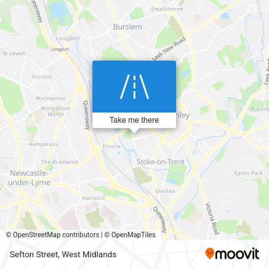Sefton Street map