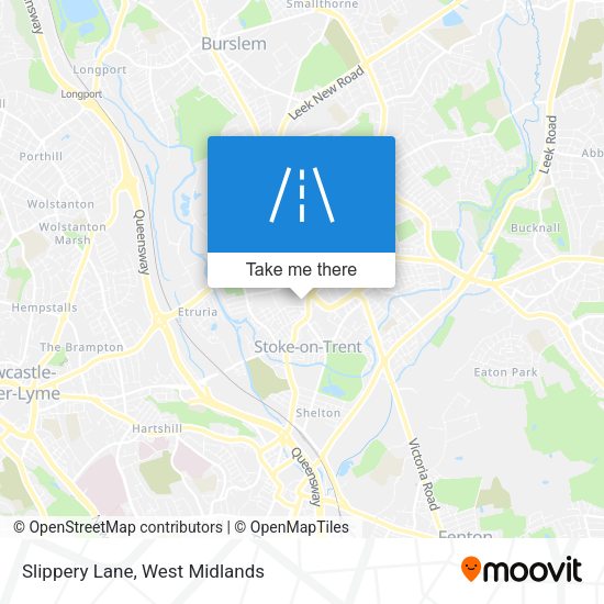 Slippery Lane map