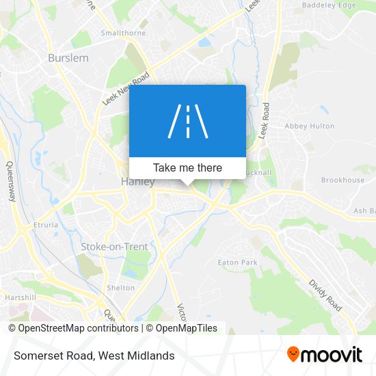 Somerset Road map