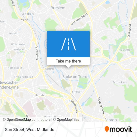 Sun Street map