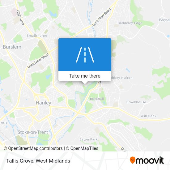 Tallis Grove map