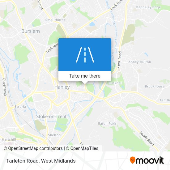 Tarleton Road map