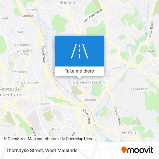 Thorndyke Street map