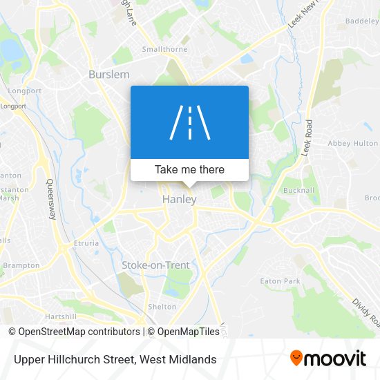 Upper Hillchurch Street map