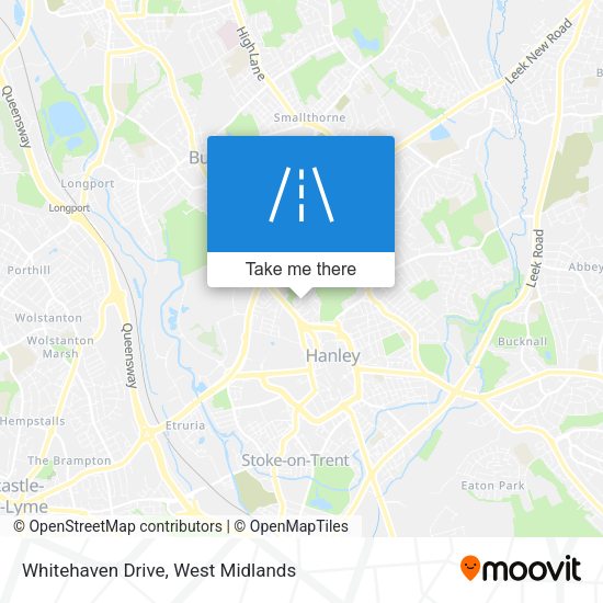 Whitehaven Drive map