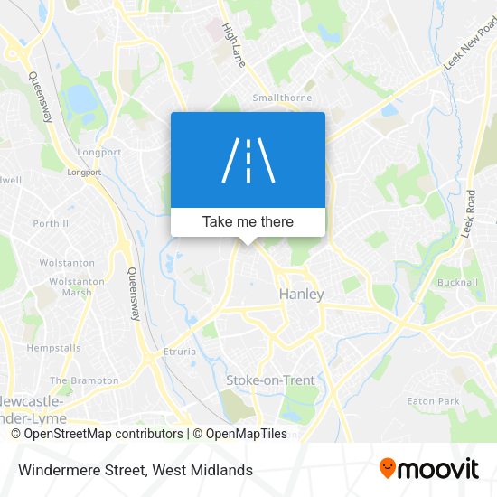 Windermere Street map