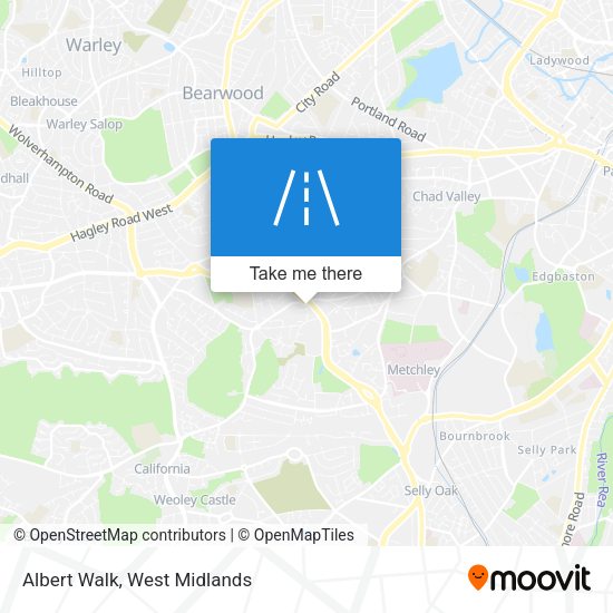 Albert Walk map