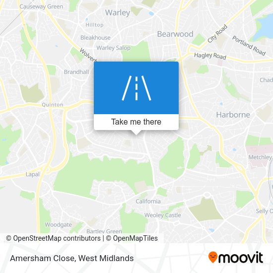Amersham Close map