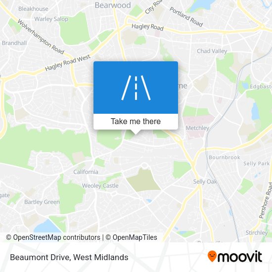 Beaumont Drive map
