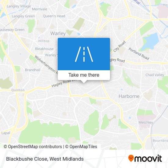Blackbushe Close map