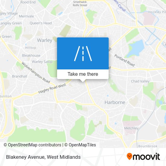 Blakeney Avenue map
