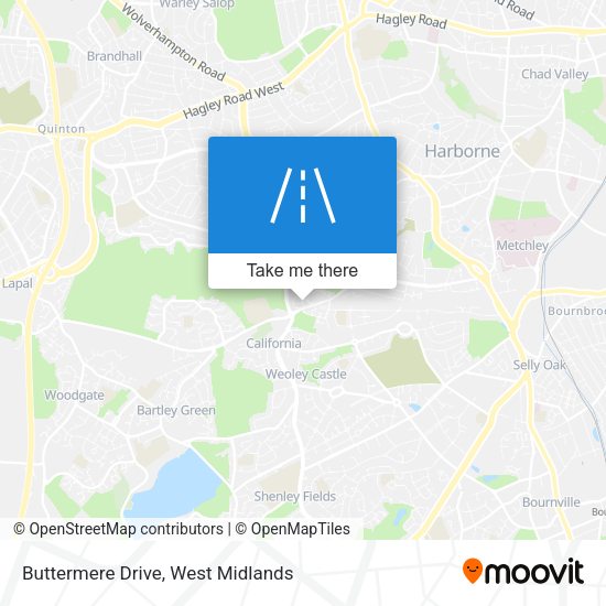 Buttermere Drive map