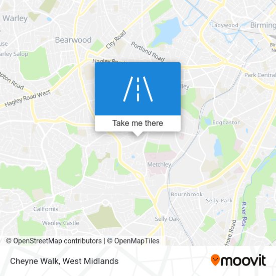 Cheyne Walk map