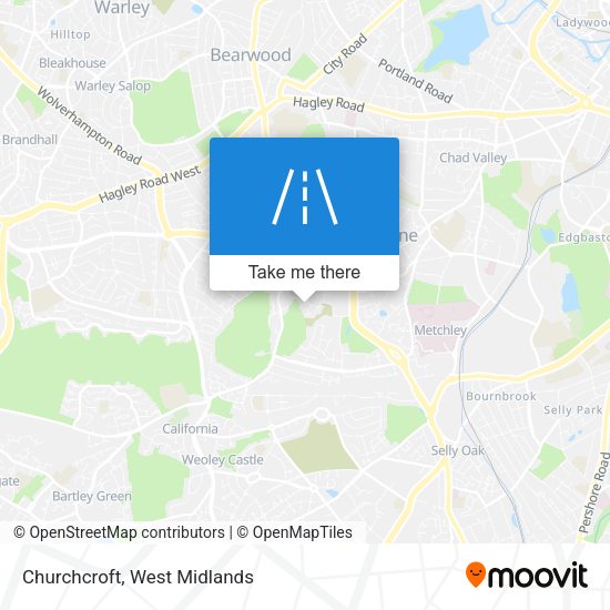 Churchcroft map
