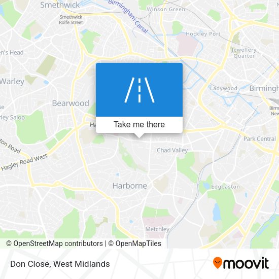 Don Close map