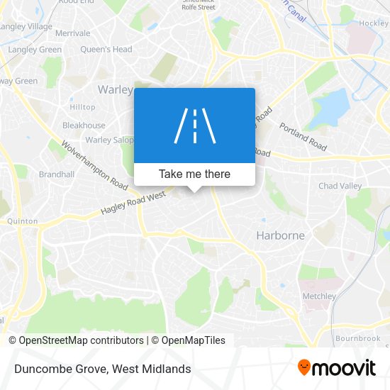 Duncombe Grove map