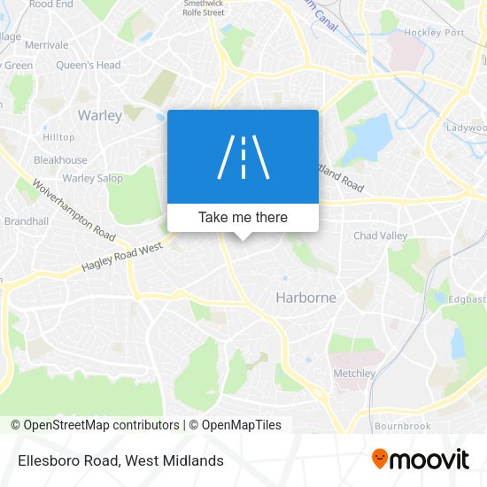 Ellesboro Road map