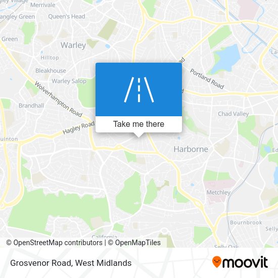 Grosvenor Road map