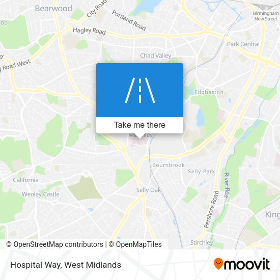 Hospital Way map