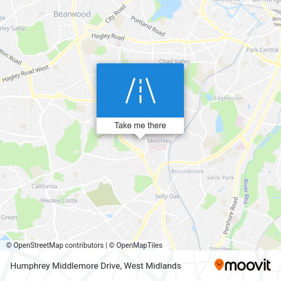 Humphrey Middlemore Drive map