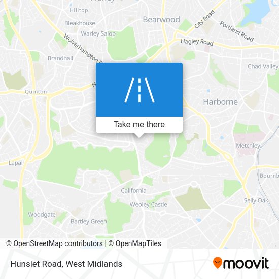 Hunslet Road map