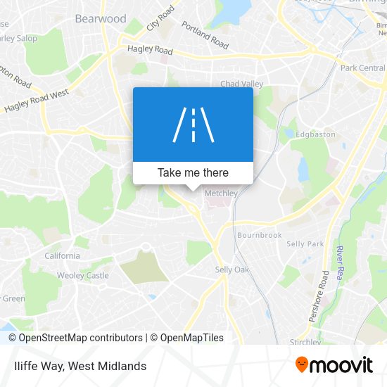 Iliffe Way map