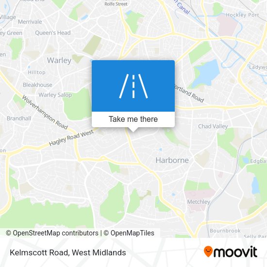 Kelmscott Road map