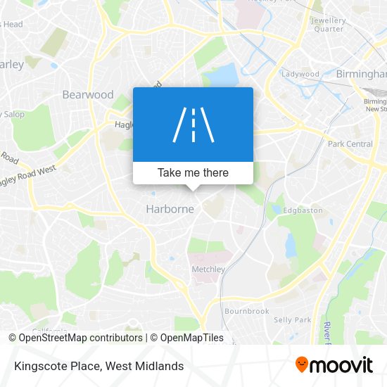 Kingscote Place map