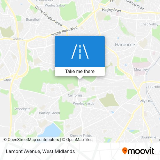 Lamont Avenue map