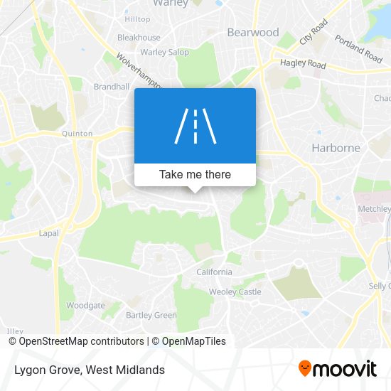 Lygon Grove map