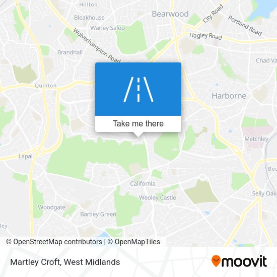 Martley Croft map