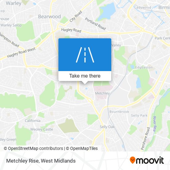 Metchley Rise map