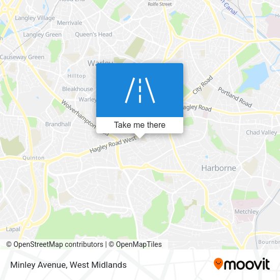 Minley Avenue map
