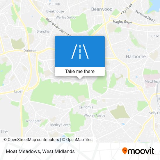 Moat Meadows map