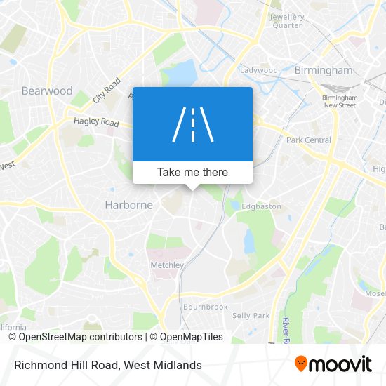 Richmond Hill Road map