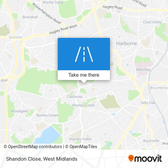 Shandon Close map
