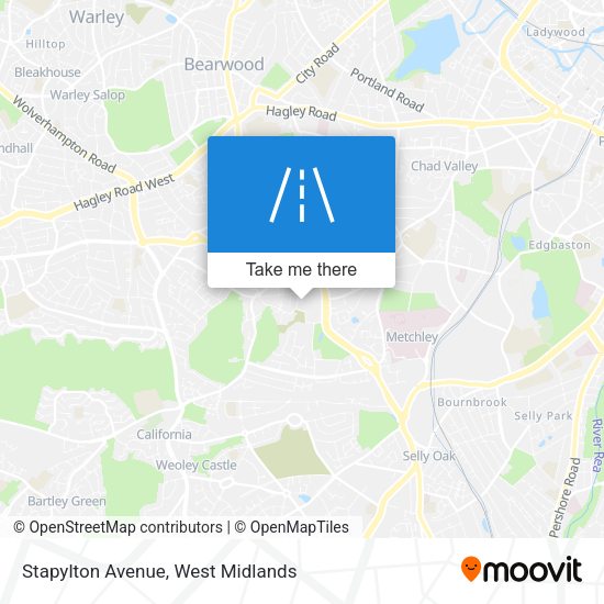 Stapylton Avenue map