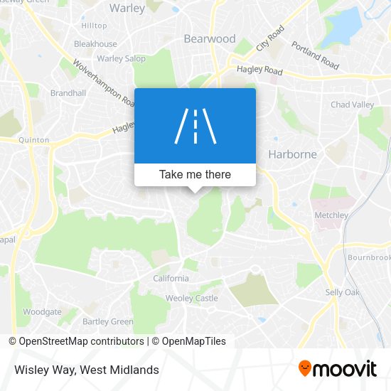 Wisley Way map