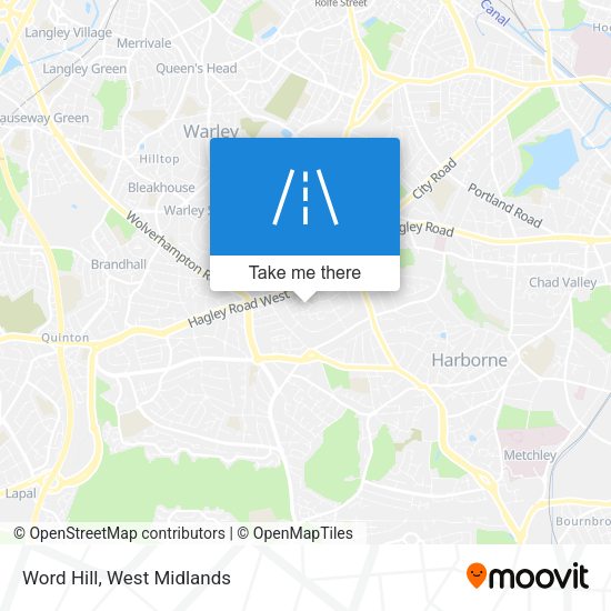 Word Hill map