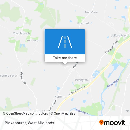 Blakenhurst map