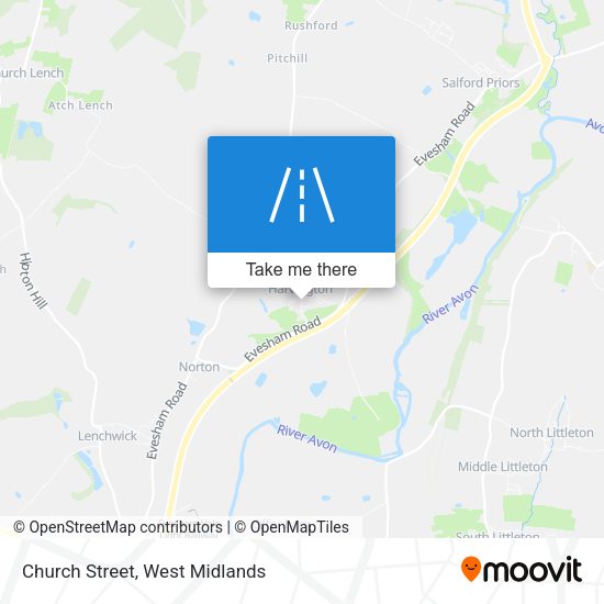 Church Street map