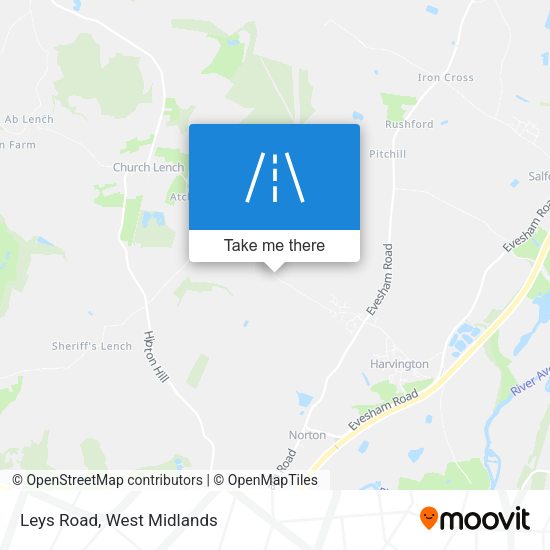 Leys Road map