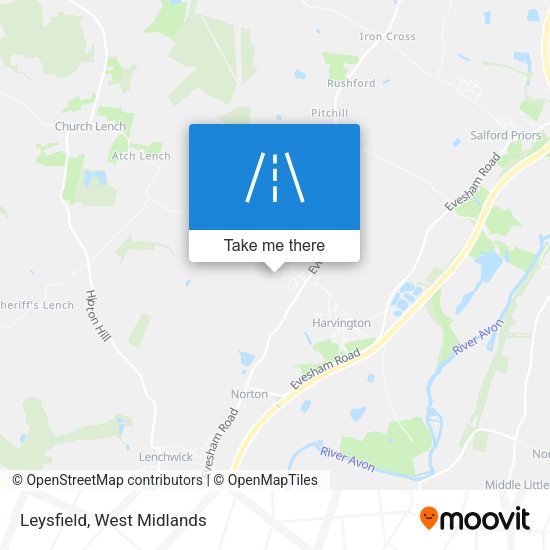 Leysfield map