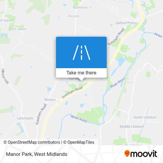 Manor Park map